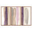 Shape Of Glam - ensemble d'art mural encadré sur toile Shabby Elegance, par 3-136930863-136930857