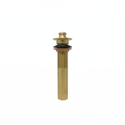 Lavatory Drain Assembly with Easy Lift Stopper and Overflow Holes by Strom Living