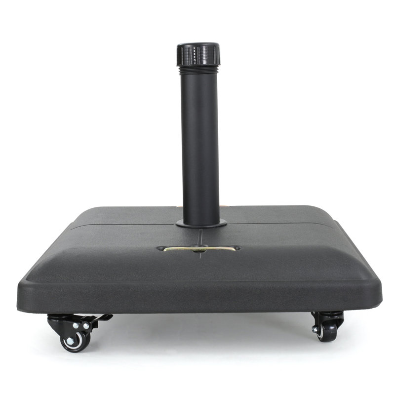 Base de parasol Wheelie - Carrée, Noir