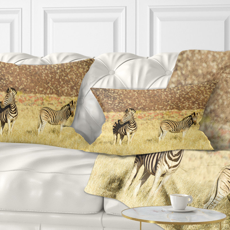Coussin lombaire en namib zèbres