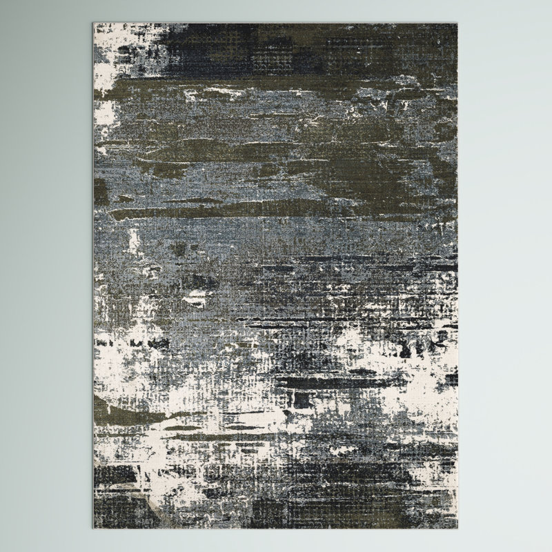 Belinda Abstract Indoor Rug, Rectangle 6'7" x 9'6"