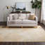 Tapis beige en polyester tissé à la machine Memento-93010789