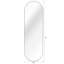 Miroir argenté pleine grandeur 63 x 20 po en forme de pilule pour un décor de salle de bain moderne et élégant, assurant la clarté et la sécurité avec des matériaux de haute qualité.