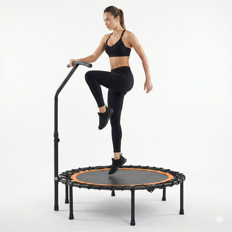 Trampoline de sport assemblé Happy Expression pour l'extérieur et l'intérieur