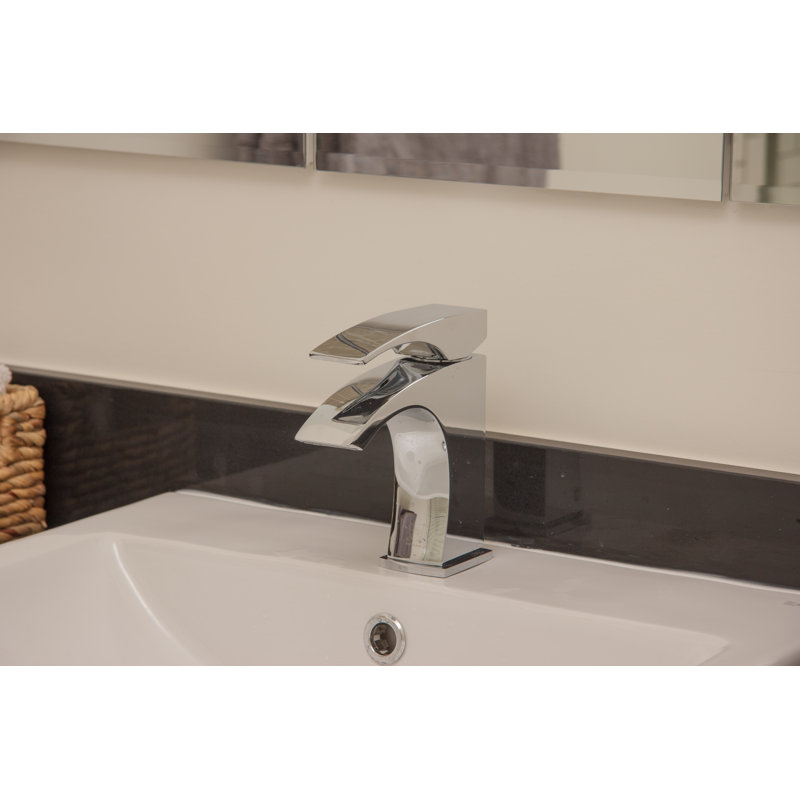 Robinet de salle de bain, Chrome poli