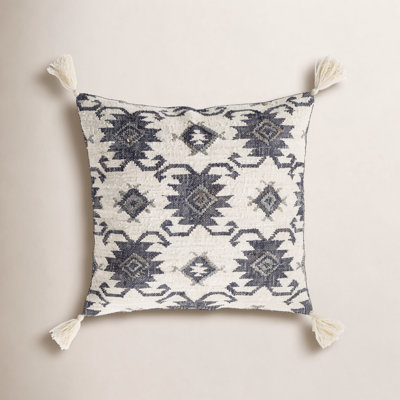 Peridan Tassels Jute / Sisal Reversible Pillow Cover