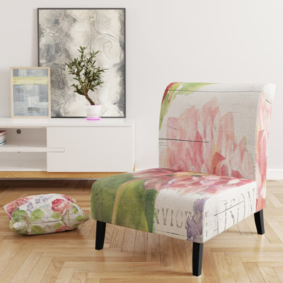 Fauteuil de chambre rembourré Maison Des Fleurs II