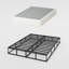 10 Inch Metal Box Spring With Frabric Cover, Easy Assembly-1877827501