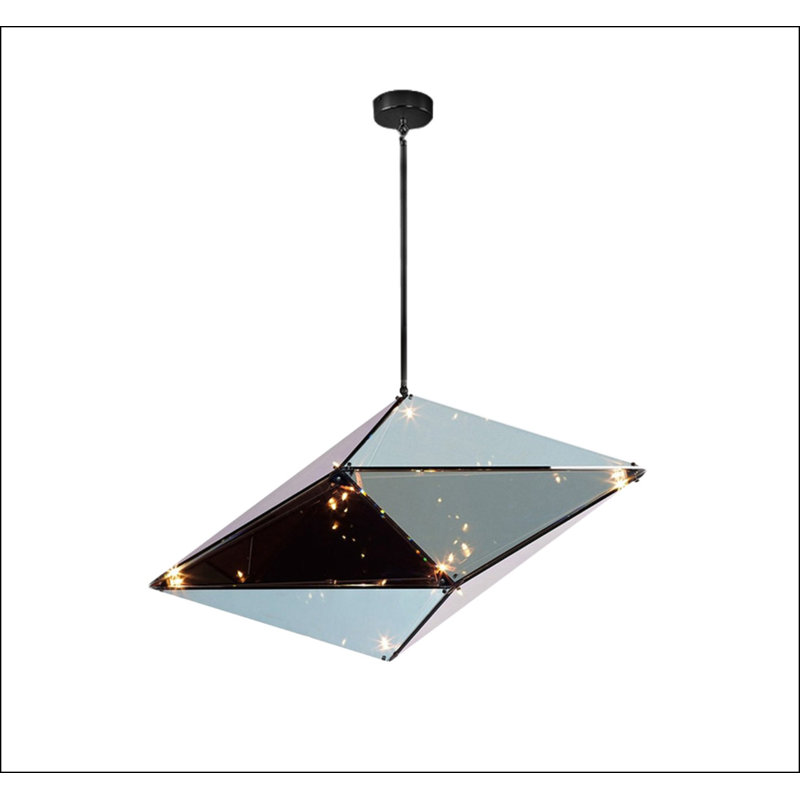 7 - Light Black Geometric Pendant