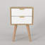 Elara 40cm W Manufactured Wood Bedside Table