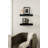 Wooden Ribbed Two-Piece Shelf Set