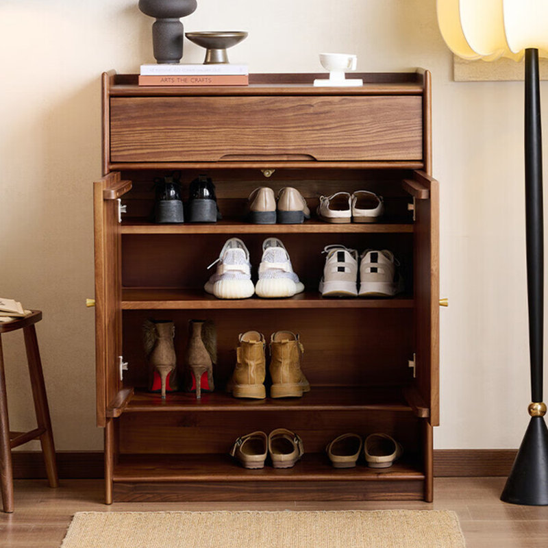 Armoire à chaussures minimaliste de style américain