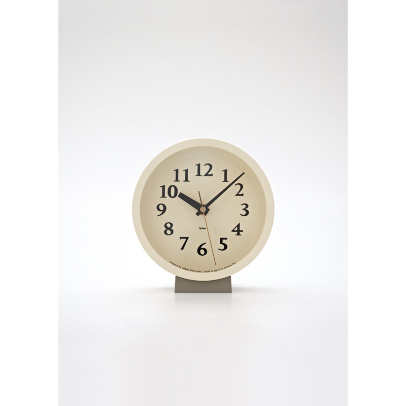 M Clock, White
