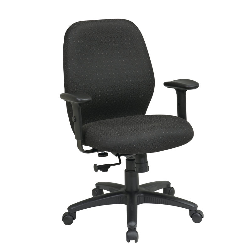 Work Smart Task Chair, Transport - Tuxedo