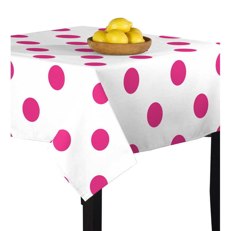 Caius Dot Tablecloth, Pink
