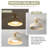 Modern Semi Flush Mount Ceiling Light Fixture, Brass Accent And 12.6" Metal Shade Ceiling Light, For Kitchen, Hallway, Entryway, Pantry, Laundry Room