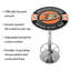 Table de bar avec repose-pieds Anaheim Ducks