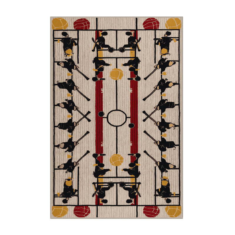 Tapis lavable et lavable, Rectangle 6 pi x 9 pi