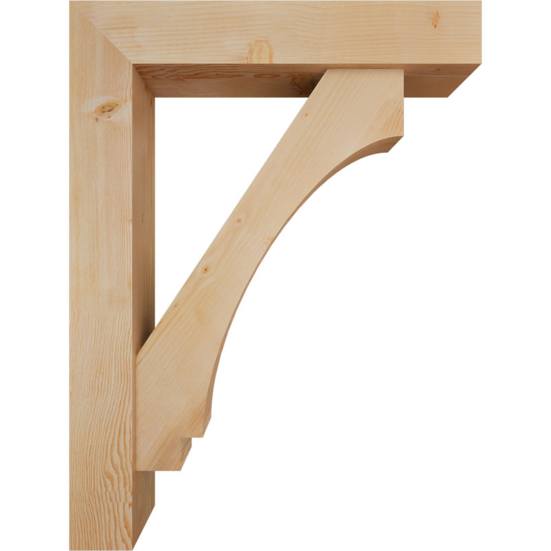 Support de bloc impérial avec entretoise décalée, 48 po x 36 po, Sapin Douglas de l 7 1/2 (lisse)