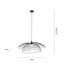 Cordoba 1 - Light Black Geometric Pendant