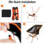 Ensemble de 2 chaises de camping portatives, chaise de camping pliante avec sacs de transport-1577848850