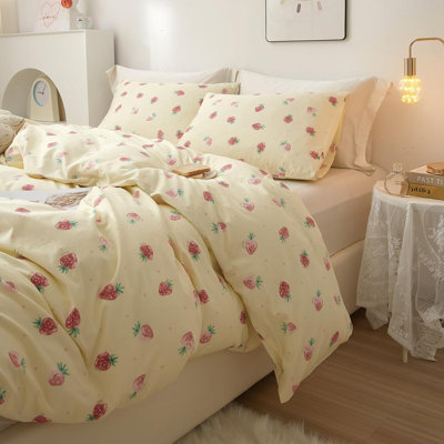 Cute Pattern 100% Cotton Duvet Cover Set