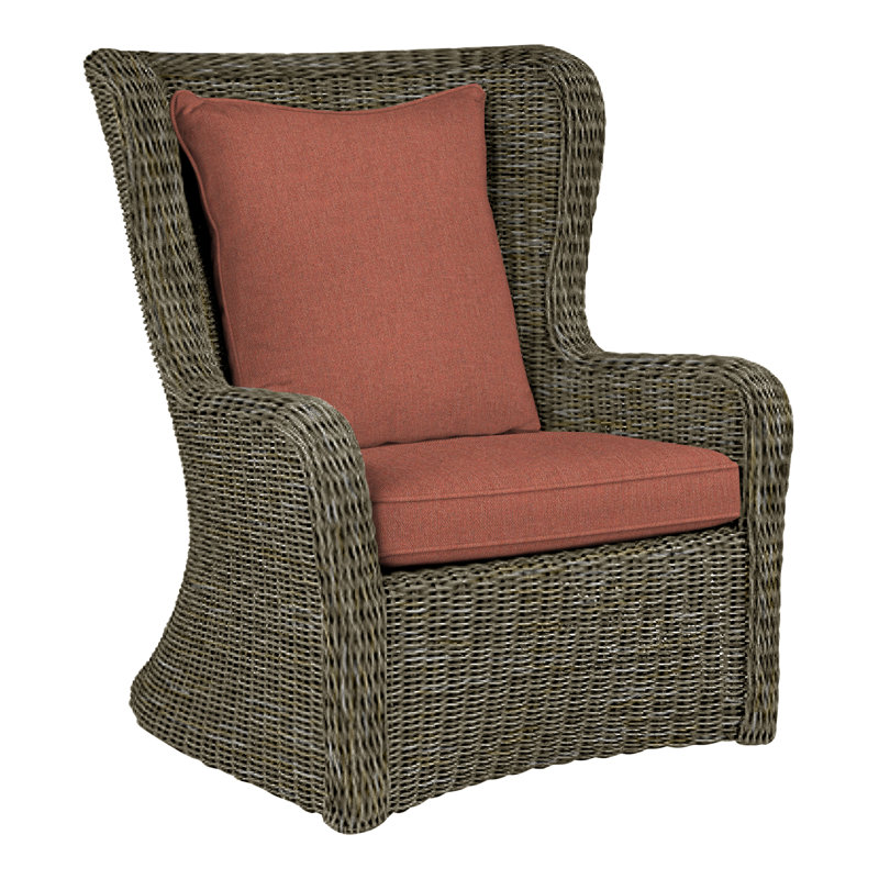 Sag Harbor Outdoor Lounge Chair, Sag Harbor Driftwood, Perigold Play Adobe