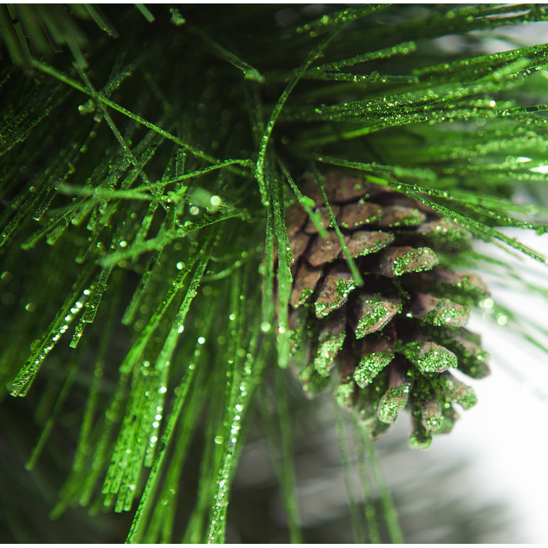 Artificial Pine Christmas Tree, 5.91ft H x 3.61ft W x 3.61ft D