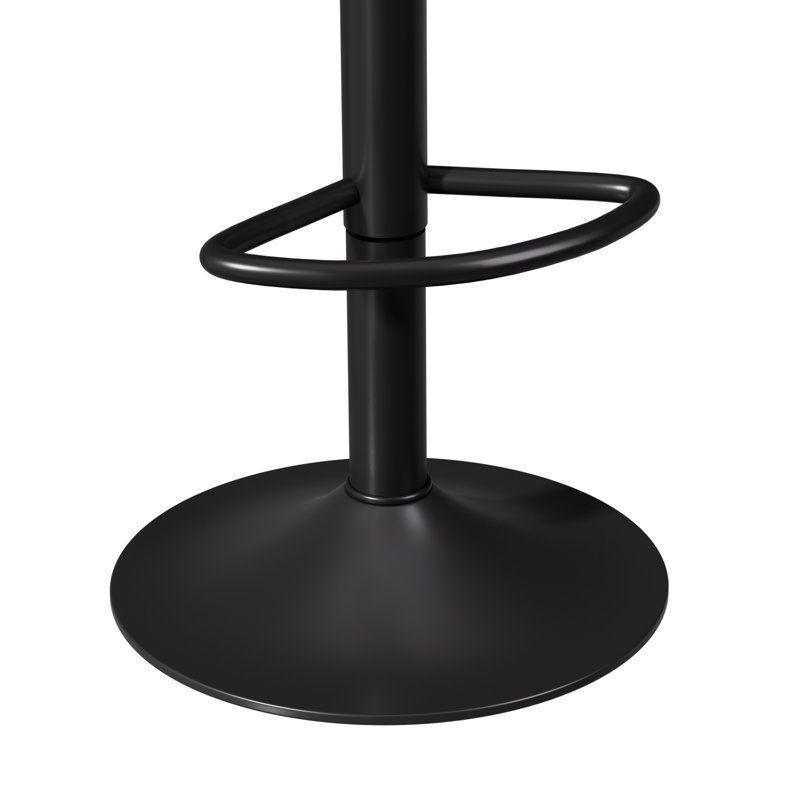 Set Of 2 Adjustable Swivel Bar Stools With Backs And Armrests, Faux Leather Kitchen Island Counter Height Bar Chairs With Round Metal Base And Footrest