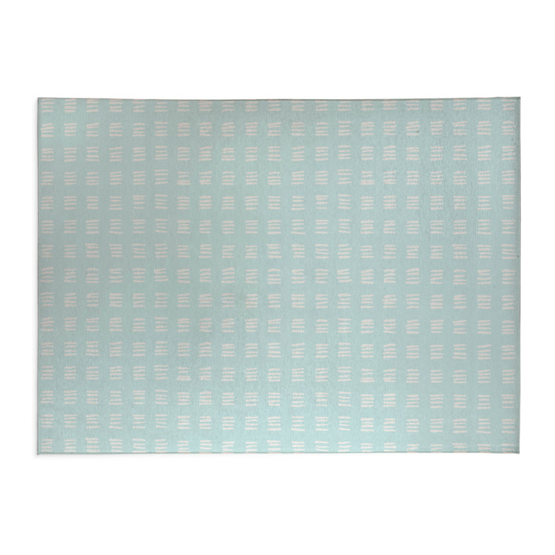 Paillasson Dash, L 60 po x L 84 po, Bleu clair