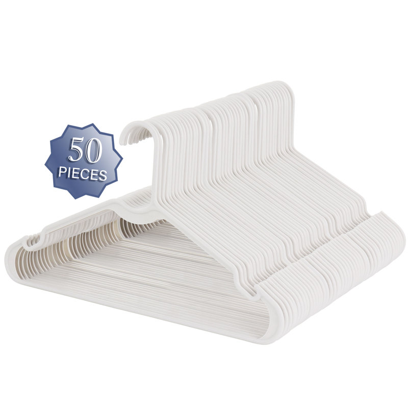 Ensemble de 50 crochets en plastique Rebrilliant Home