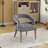 Modern Barrel Upholstered Velvet Accent Chair with Open Back & Solid Wood Legs-1557557880
