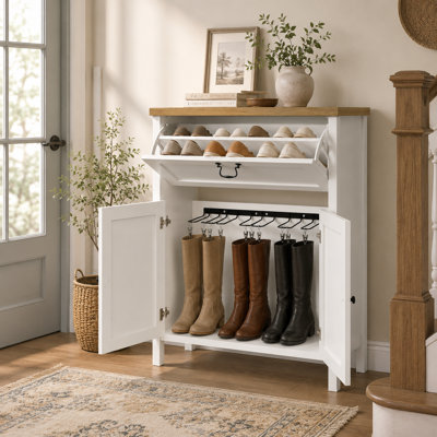 Armoire de rangement à chaussures Zorvian