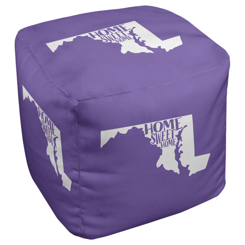 Repose-pieds à cubes maryland the home, Mauve