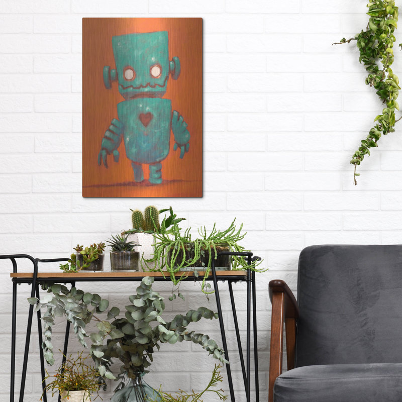 "Frank-o-bot" par Craig Snodgrass, H 16 po x l 12 po