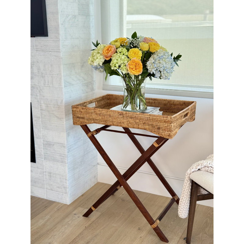 Everard Butler Table, Honey Brown