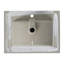 Black Ceramic Vessel Sink 24", 4.72" Inner Depth, 0.81" Countertop, Robust Build Basin Internal Superior Performance