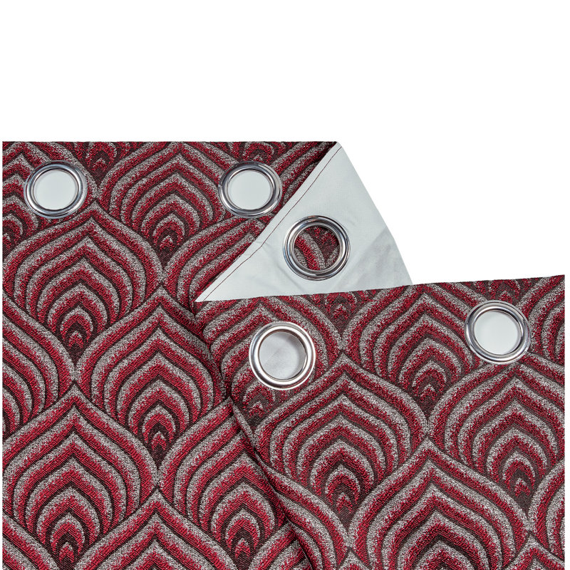 Annelise Room Darkening Pair, 228 W x 274 D cm, Burgundy