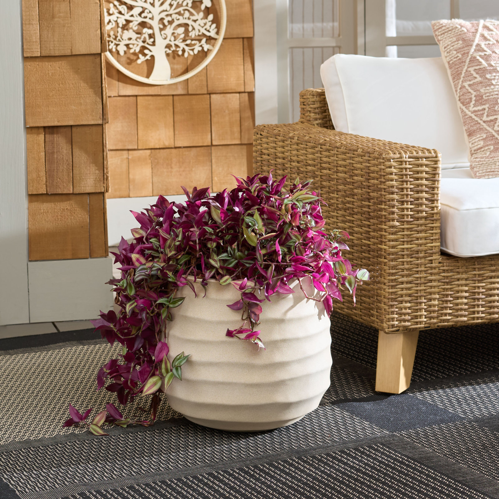 Marta Planter Pot, Beige