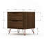 Rockefeller 20" Nightstand In Brown Brown (2-Drawer)-1933657165