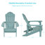 Chaise Adirondack en plastique Halstein-1409835319