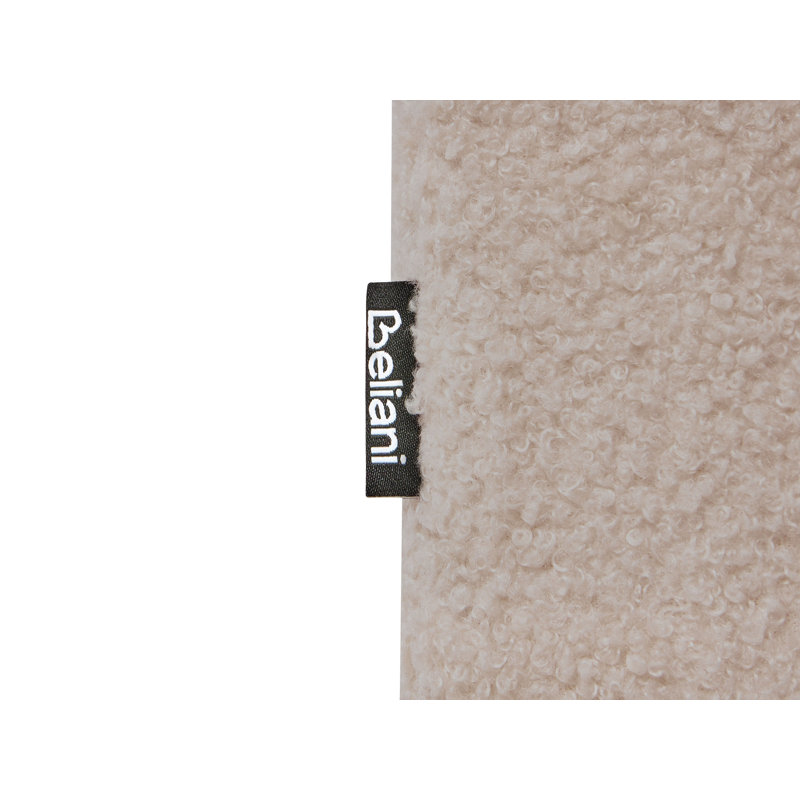 Beyza 8 Seater Corner Sofa, Beige Boucle
