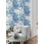 Rouleau de papier peint L 33 pi x l 20,5 po Yardley Crane Lagoon-270584201