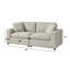 Canapé modulaire 2 pièces Cassandra-1332228633