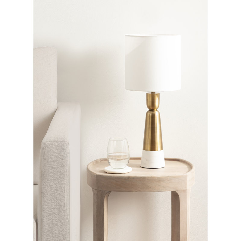 Ceallach Modern Hourglass Bedside Table Lamp