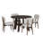 Cloyse Brown 5pc Dining Set