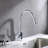 Single Handle Pull Down Sprayer Kitchen Faucet in Chrome-69736687