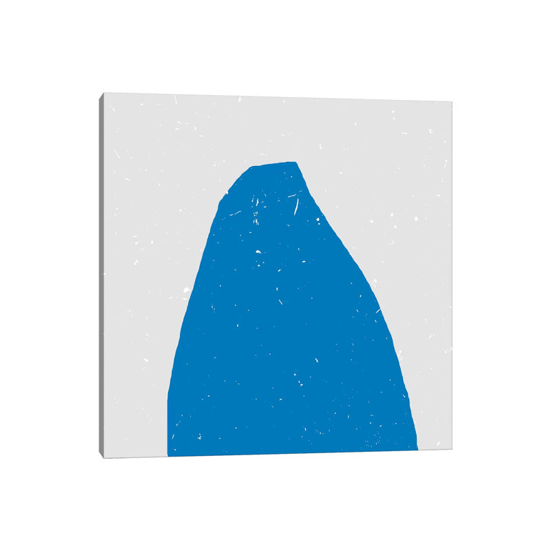 Blue Vessel by Art Mirano - Wrapped Canvas Minimalistic, 30.48cm H x 30.48cm W x 1.91cm D