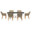 6 - Person Patio Dining Set Rectangular Table-1041483707-1041483710