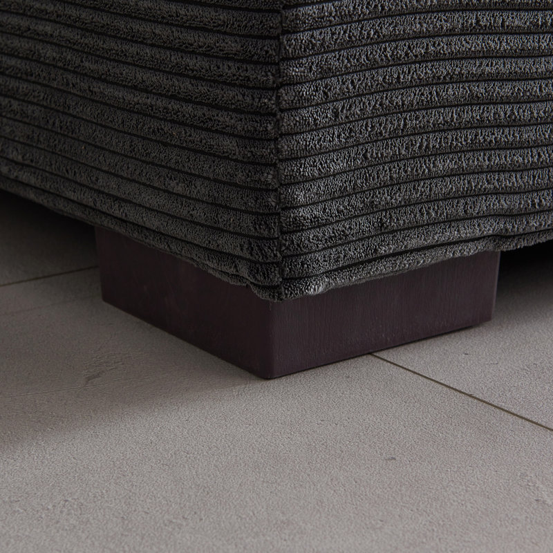 Canapé modulaire convertible de luxe pour canapé modulaire rembourré en velours côtelé de qualité salon